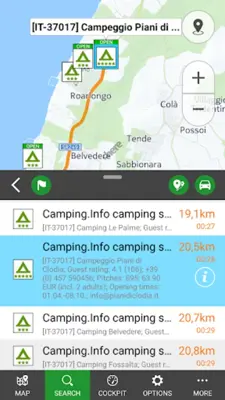 Camping Navi by POIbase android App screenshot 1